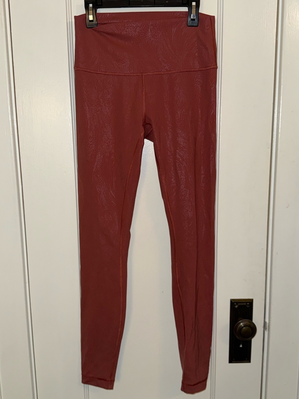 Lululemon Wunder Under legging 28” size 6 - Acclimatize Soft Cranberry Pink Foil